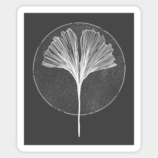 Wabi Sabi Ginkgo Leaf Sticker